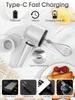 Tragbarer Mixer Küchenwerkzeuge Handmixer Elektrischer Lebensmittelprozessor Set Milchaufschäumer Eierschläger Kuchenbacken Knetmaschine