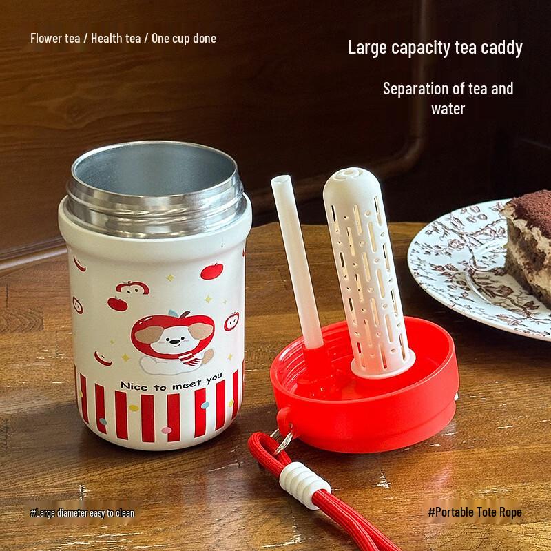 OLOEY Dual-Drink Insulated Straw Water Bottle