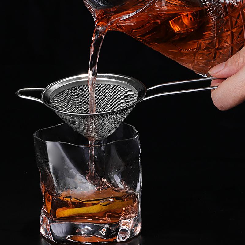 Stainless Steel Conical Strainer for Cocktail Drink Bar Strainers Bartender Bar Tool Fine Mesh Cocktail Ice Strainer