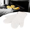 1Pair Heat Resistant Gloves Microwave Oven Mitts Cooking Tools for Home Restaurant