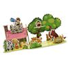 3D Paper Assembly House Model Children DIY Paper Building Architecture Model Kids Early Educational Toy Type 2