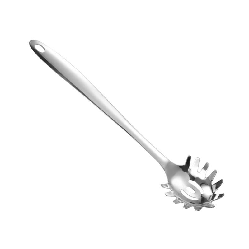 Set of 7 Stainless Steel Kitchen Utensils Essential Cooking Tool Slotted Tuner Serving Spoon Cooking Kitchen Utensils