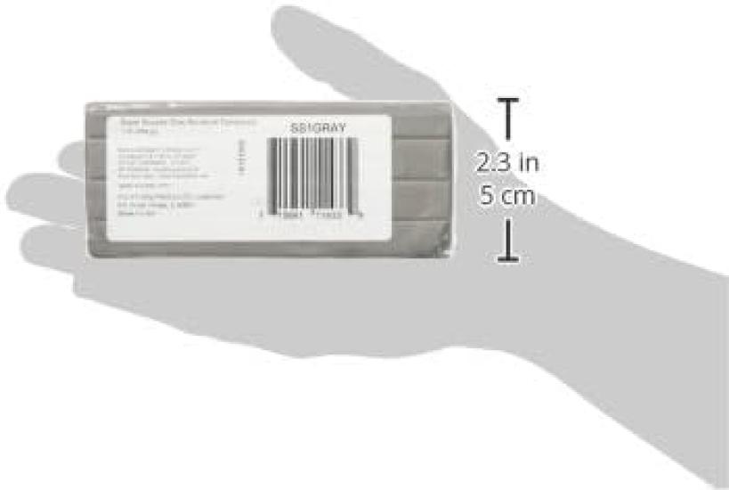Super Sculpey Gray 454g of Polyform Gray Sculpey Figure Modeling Mold (Set 2) / R-1147-02