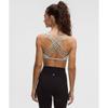 Lululemon Free To Be BrA   Wild  Light Support  A B Cup pelicAn