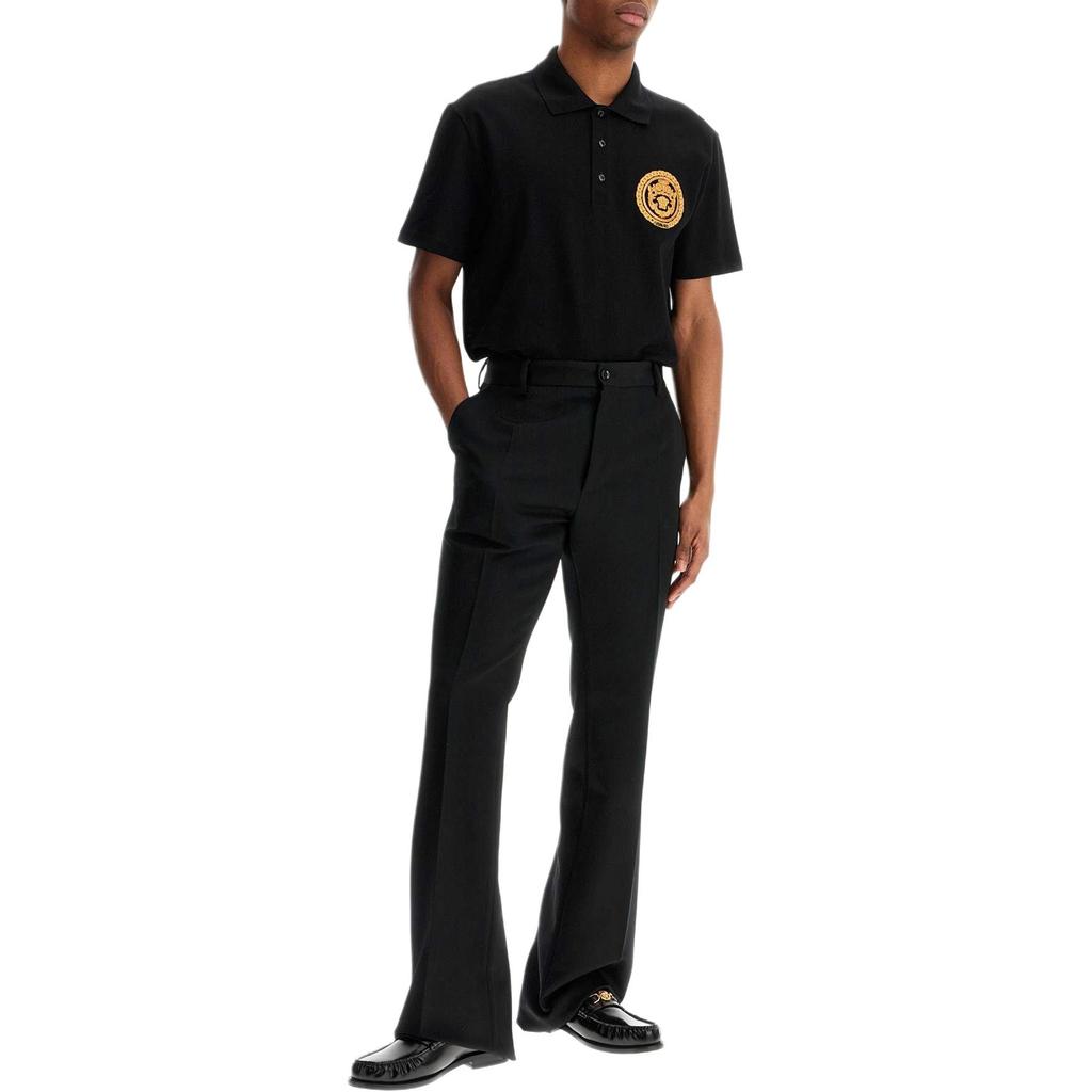 VERSACE Medusa Printed Short Sleeved Polo Shirt 1013906-1A13413-1B000