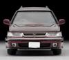 Tomica Limited Vintage Neo scale model of the Subaru Legacy Touring Wagon GT in dark red 1/64 (TLV-N201a) (finished product)