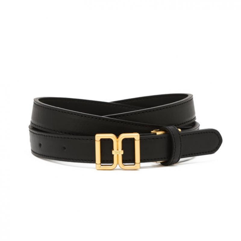 DakS Black Dd Gold Buckle Women S Belt Dbbe6e770bk