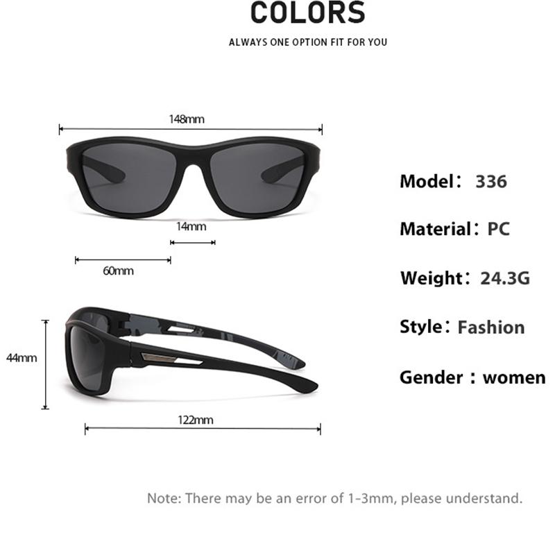 Colorful Sports Glasses Sports Riding Men's Dust-proof Sunglasses Windproof Protective Sunglasses 336