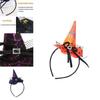 High-quality Witch Hat Headband For Cosplay And Halloween Prop Wizard Party