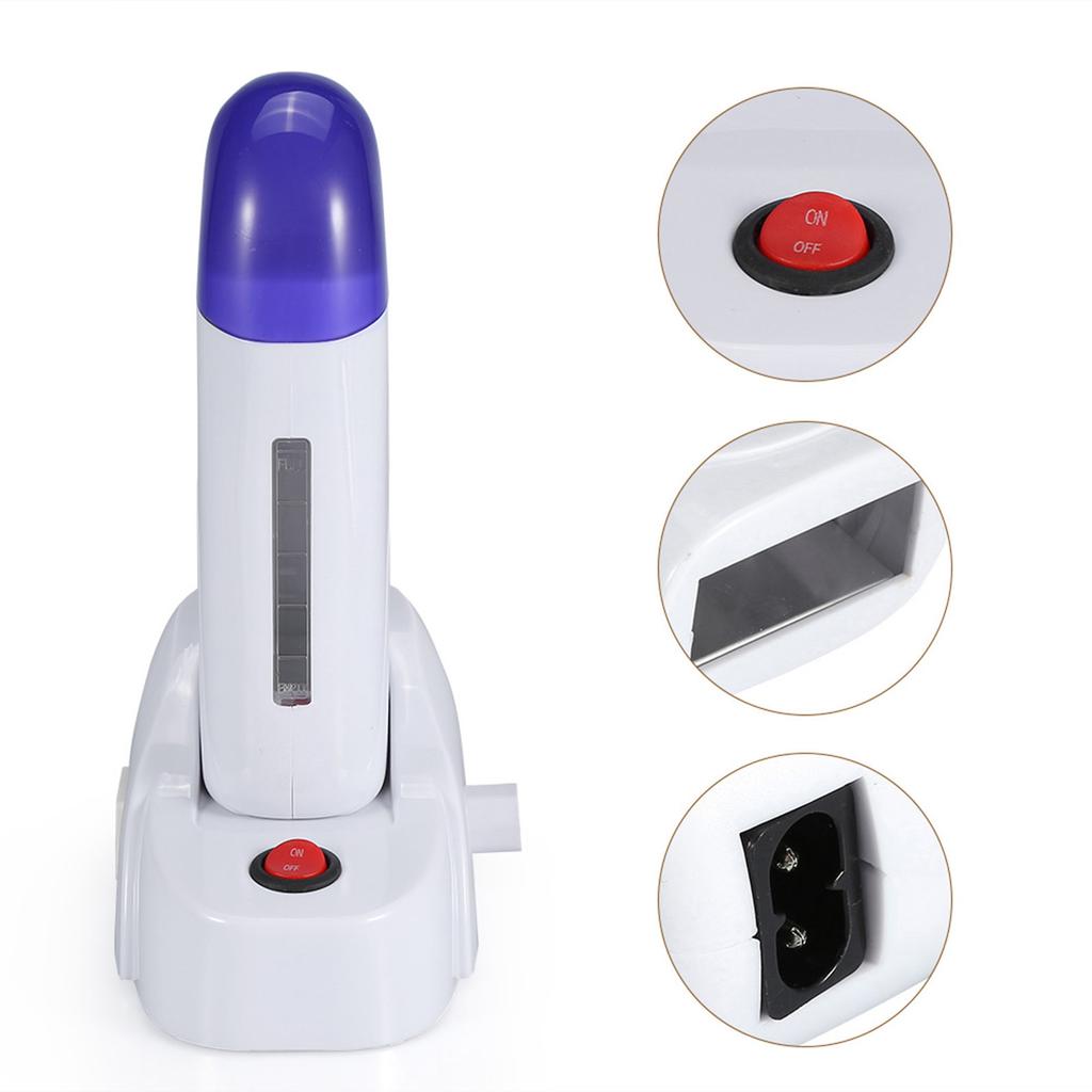 3Types Cartridge Wax Depilatory Roller Warmer Heater Waxing Body Hair Removal Machine