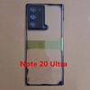 Note9 Note10 Transparent Back Cover For Samsung Galaxy Note 8 9 10 Plus 20 Ultra Housing Battery  Repair Replace Rear Case
