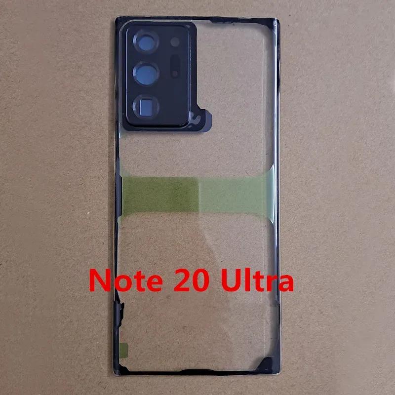 Note9 Note10 Transparent Back Cover For Samsung Galaxy Note 8 9 10 Plus 20 Ultra Housing Battery  Repair Replace Rear Case