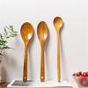Japanese-Style Long Handle Wooden Spoon Coffee Stirring Rod Tea Dessert Spoon Mixing Soup Spoon Tableware Kitchen Supplies