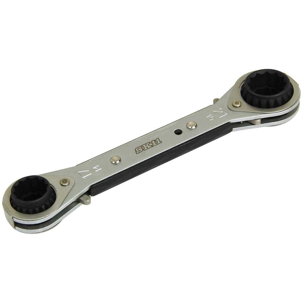 SK11 4-Size Wobble Ratchet Wrench, 14 x 17 x 19 x 21 mm, SMR-1421W
