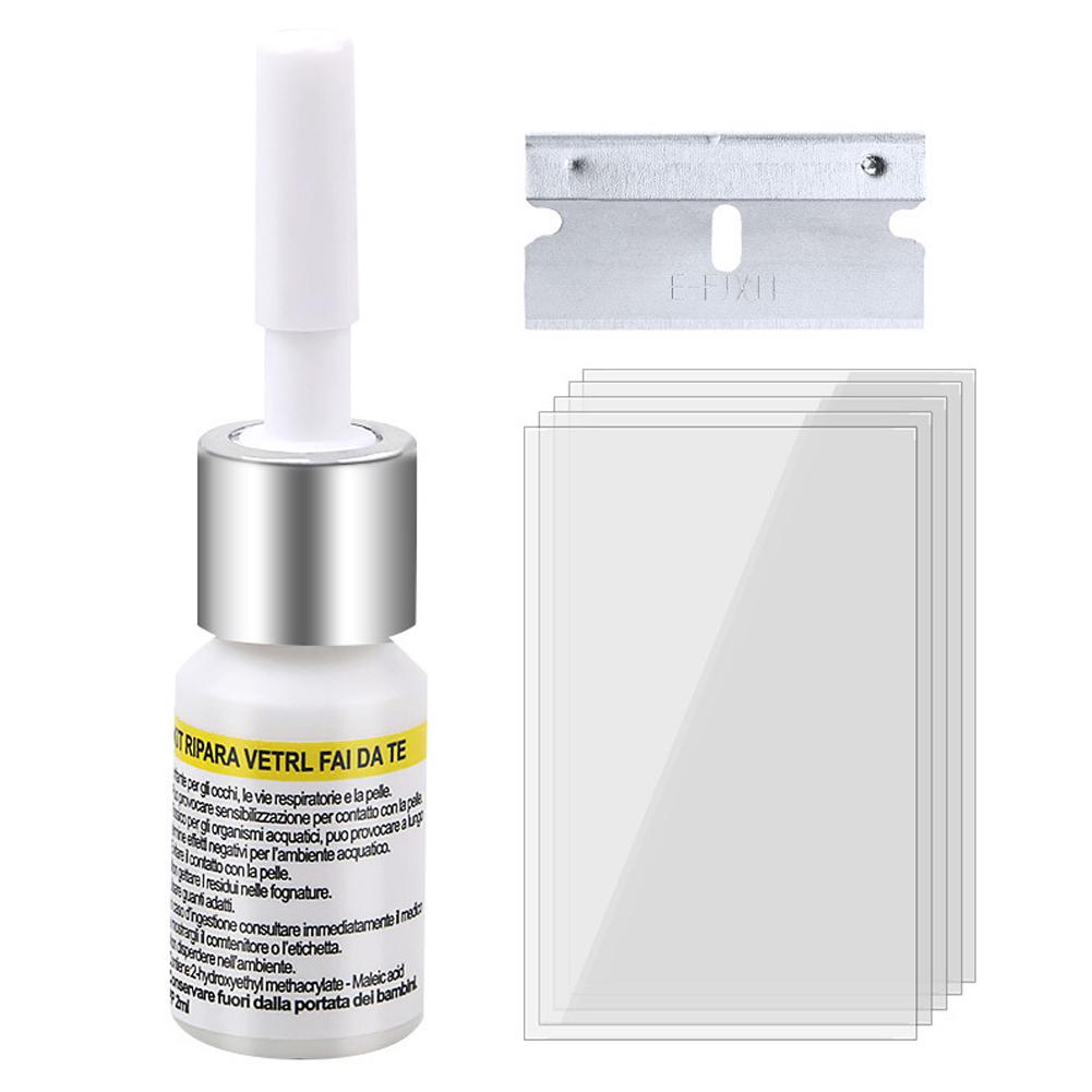 Quick Fix Car Windshield Repair Kit Windshield Crack & Scratch Glass Resin Adhesive Liquid for Car Maintenance DIY Repair Tool