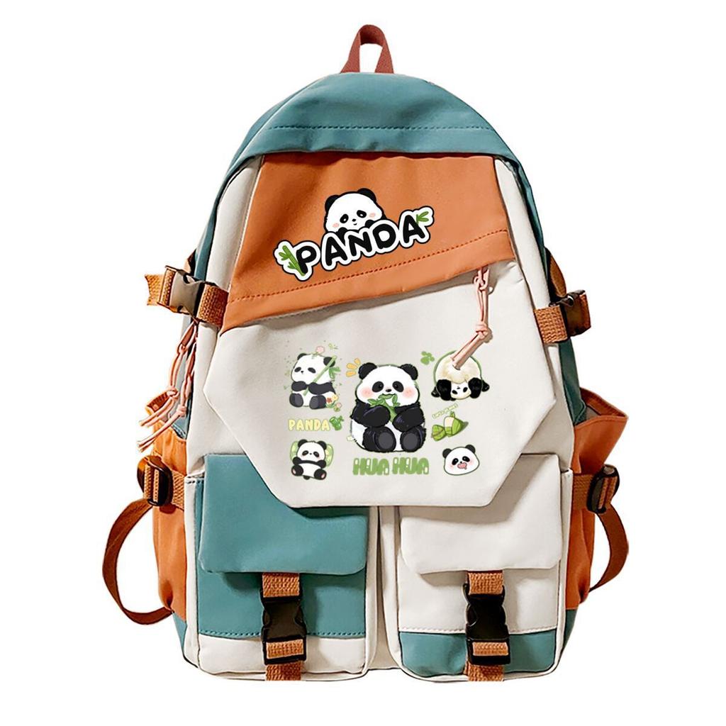 Panda Huahua Surrounding Super Cute Backpack Campus Male and Female Versatile Junior High School Students Elementary School Bags