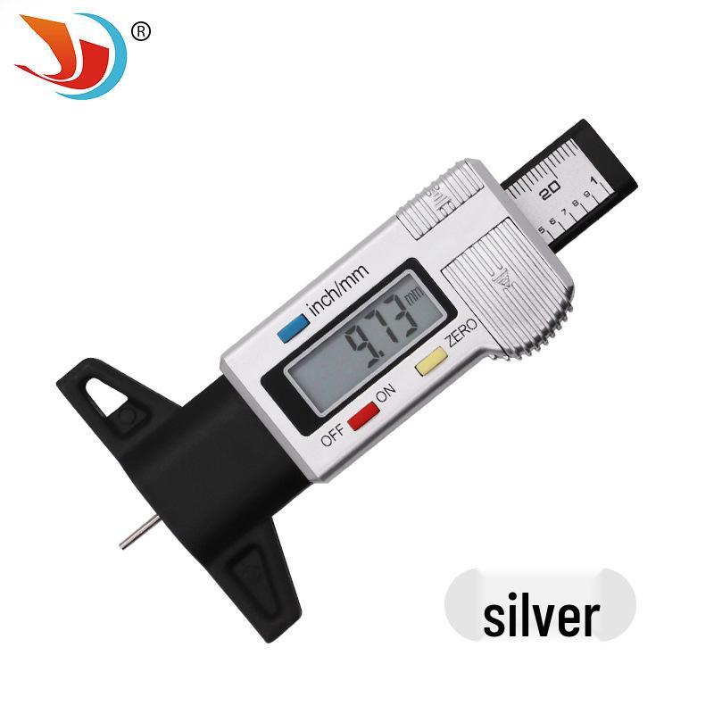Digital Tire Tread Depth Gauge - Electronic Vernier Caliper for Car Tire Wear Detection