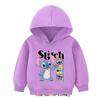 Stitch Hoodie for Kids HD Print Boys Girls Pullover Brother Sister Matching Hoodies Polyester  Casual Girls Sweatshirt Fall Age 4-14