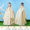 Children's Poncho Raincoat for Boys and Girls, Full-Body Waterproof with Backpack Space, Suitable for Older Children and Students, Special Pullover