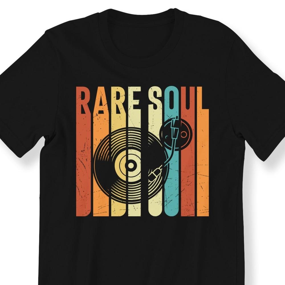 

Rare Soul Music Vinyl Graphic T-shirt For Men And Women Retro Vinyl 80s 90s #26 Unisex T-Shirt M