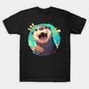 Otter Cute Animal Meme Graphic Unisex Cotton Short Sleeve T-Shirt
