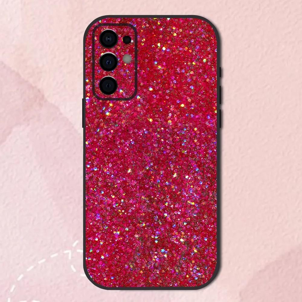 Pink Glitter Cool Phone Case For Samsung S24,S21,S22,S23,S30,Ultra,S20,Plus,Fe,Lite,Note,10,9,5G Black Soft Shell