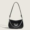 High-quality Girls 'armpit Bag 2026 Trendy Silver Butterfly Shoulder Popular Hot Girl Chain Female