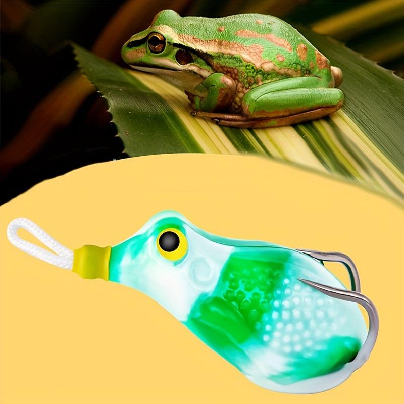 Silicone Topwater Frog Jigs, Colorful Rock Crawfish Crankbaits, Weedless Freshwater Soft Baits