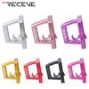 3-Loch Aluminium Split Pig Nose Frontgepäckträgerblock Taschenhalterung Ablagepolster Passend für Brompton Faltrad BMX Zubehör