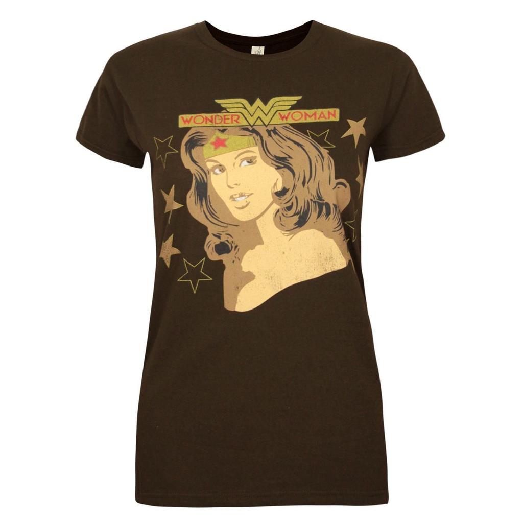 Wonder Woman Womens/Ladies Portrait T-Shirt