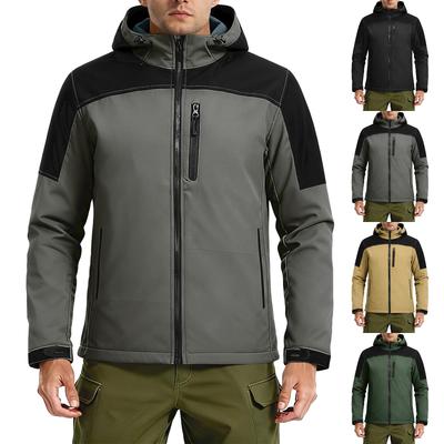 Jaquetas Masculinas de Inverno Colorblock Jaquetas de Tendência de Moda Masculina Jaquetas Respiráveis à Prova de Vento Jaquetas para Esportes ao Ar Livre