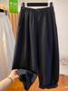 Womens White Polyester Casual Wide Leg Pants With Pockets For Spring Summer