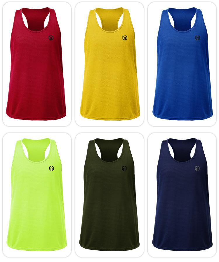 Men's Tank Vest Fitness Sleeveless Shirts Gym Shirt Bodybuilding Mesh Breathable Quick-drying Singlet Workout Running Tops S M L XL XXL 3XL 4XL