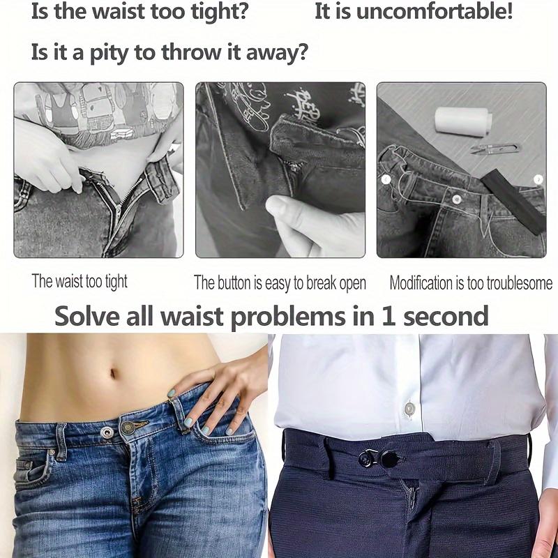 22pcs of Denim Button Extenders Adjustable Waist Extenders for Pants Suitable for Both Men And Women Available in Various Colors
