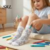 Unique Hand Painted Gift for Besties DIY Coloring Socks Kids Adults, Creative Doodle Socks, Color Your Own Drawing Fabric Markers Kit Craft