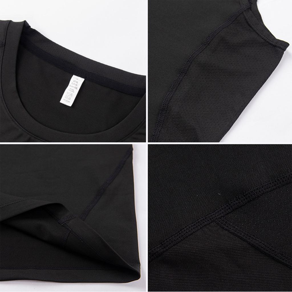 Sports Vest Men'S Tight-Fitting Sleeveless Fitness Suit Basketball Running Yoga Quick-Drying Vest