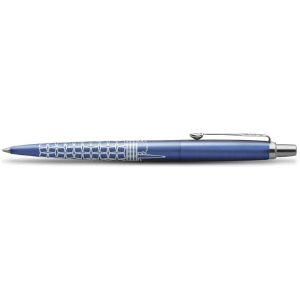 PARKER Parker Ballpoint Pen, Jotter Blue CT, Medium, Oil-based, Gift Box, Gift Present, Premium 2...