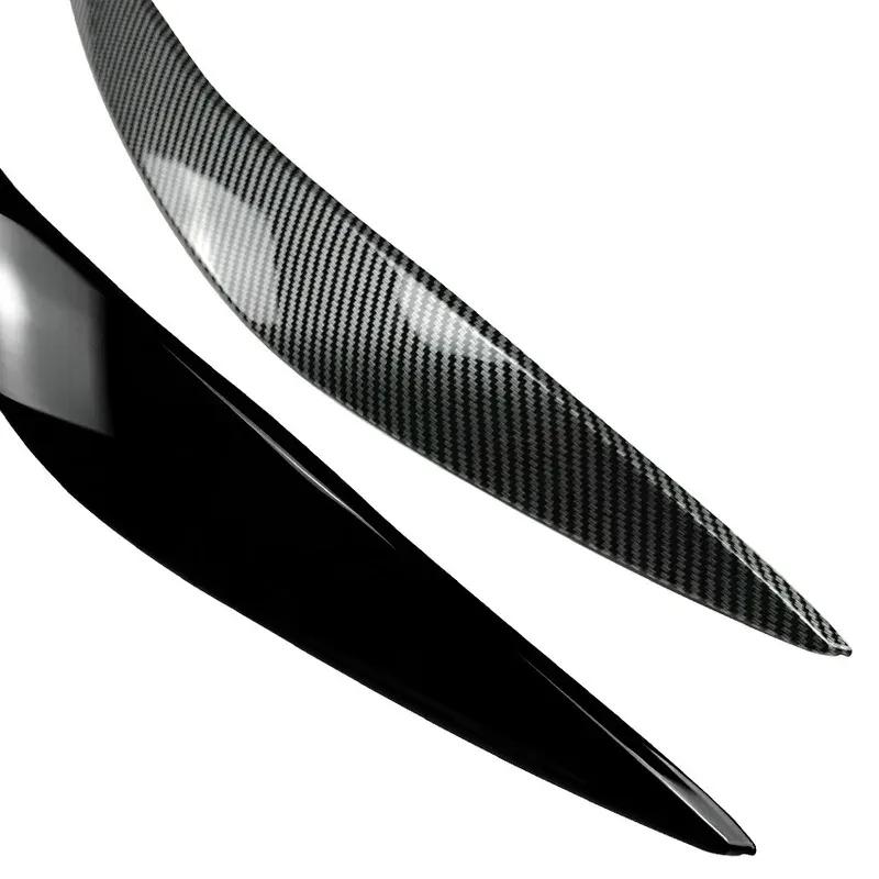 Car Accessories Front Headlight Eyelids Eyebrows For BMW 5 Series F10 F11 2011-2014 Headlamp Eye Lid Cover Trim Sticker