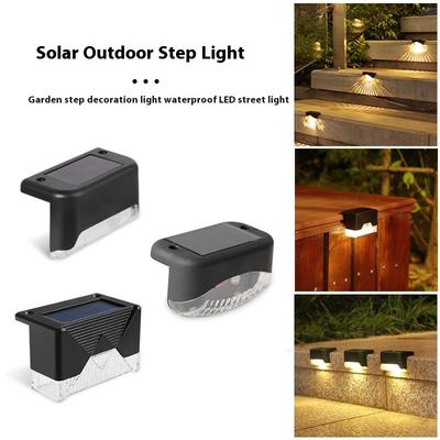 Solar Step Light Outdoor Garden Light Balustrade Light Ladder Light Fence Light Decorative Stair Light Wall Fence Light