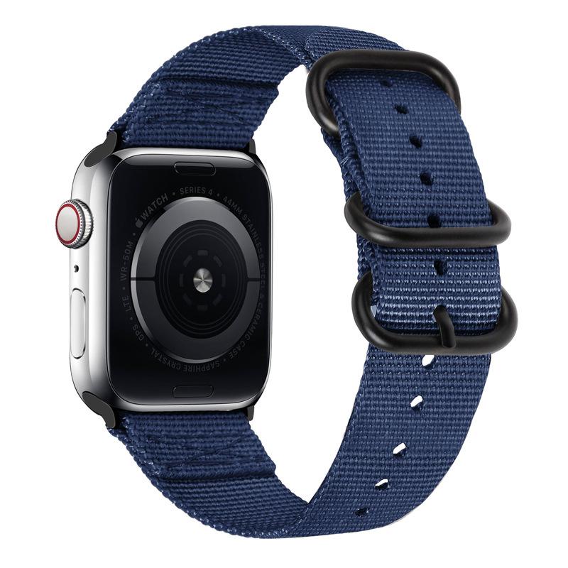 Nylon Strap for Apple Watch Ultra 2/3 49mm Band 46mm 42mm 45mm 41 44 40mm Canvas Bracelet iWatch Series 11 10 9 8 7 6 5 SE Belt