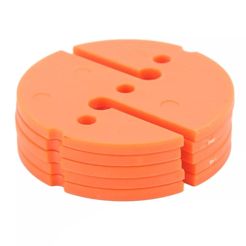 5Pcs Safety Rope Line Marker Round Scubas Dives Line Circle Marker Wreck Cave Dives Marker Diving Accessories Enduring