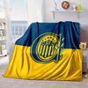 Rosario Central Crest Portable Blanket/Soft Blanket Bedding Blanket Suitable for Travel Camping Living Rooms Offices Sofas Fan Gifts