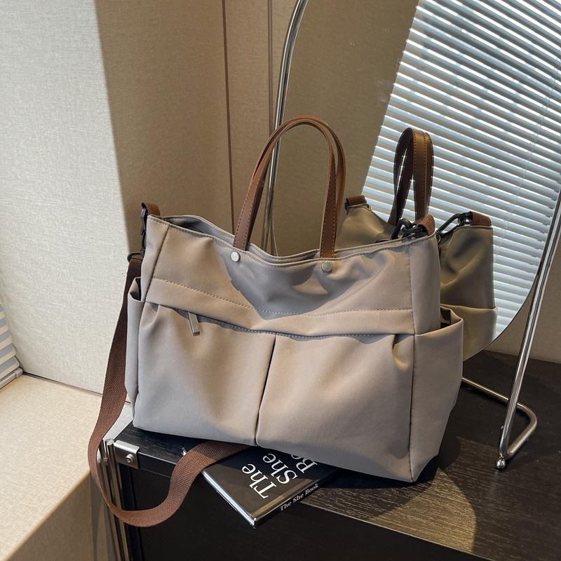 Nylon Large Capacity Shoulder Tote Bag