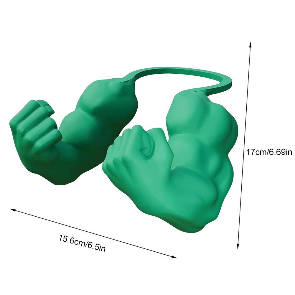 Katzenmuskelarm 3D-gedruckter Halsarm mit Muskeln Leichte Haustier-Cosplay-Kostümzubehör für Halloween-Geburtstagsparty-Zubehör