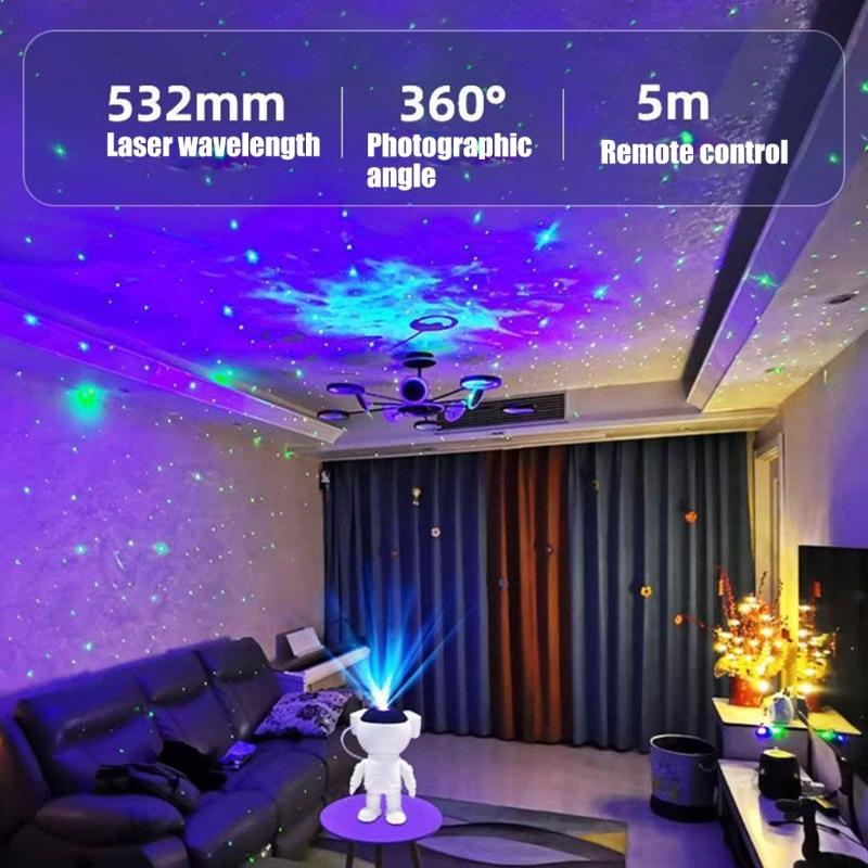Astronauts Space Projection Night Light Creates Magicals Starry Skys Effect For Bedroom And Living Room