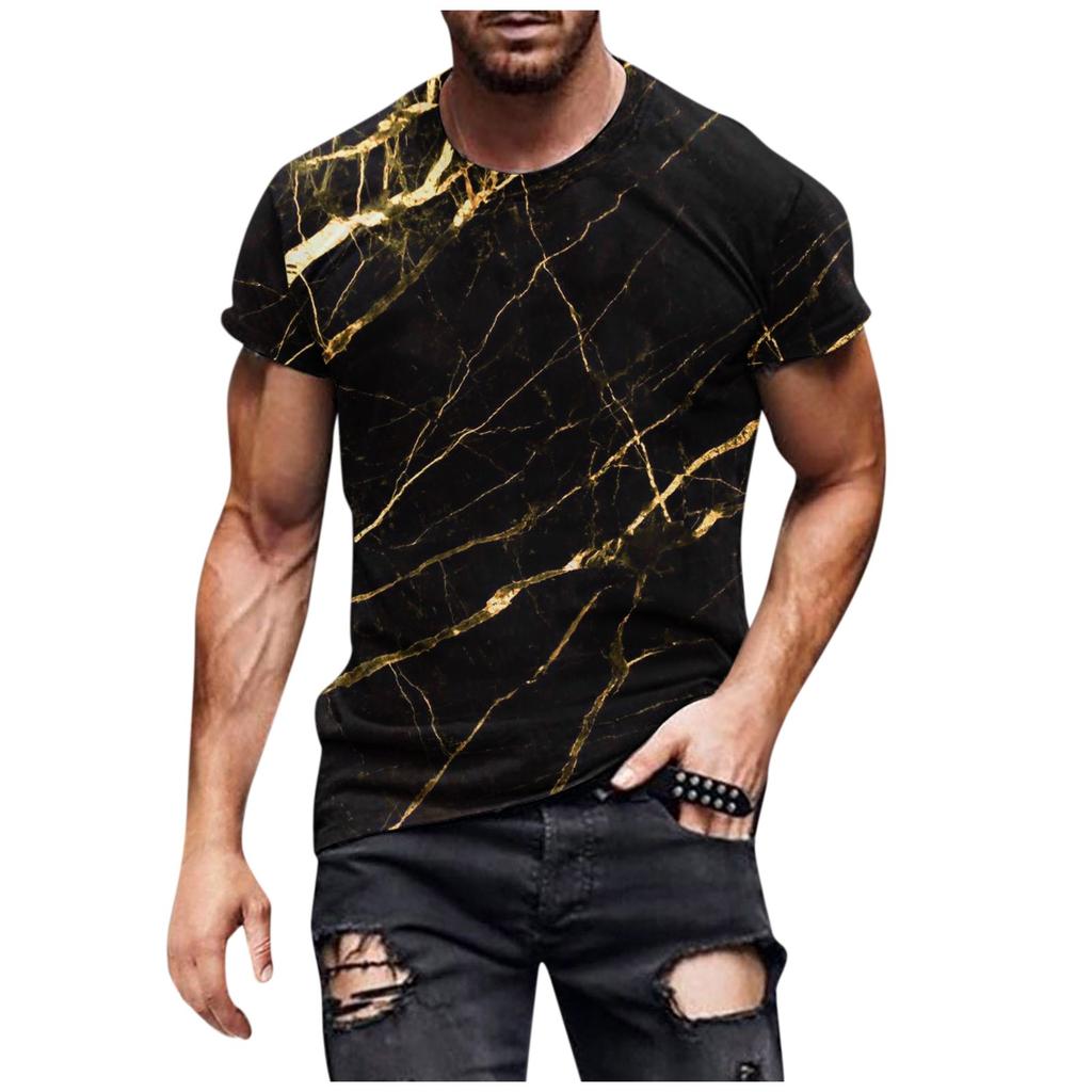Europeu e americano em torno do pescoço casual estilo étnico retro impresso manga curta camiseta topo