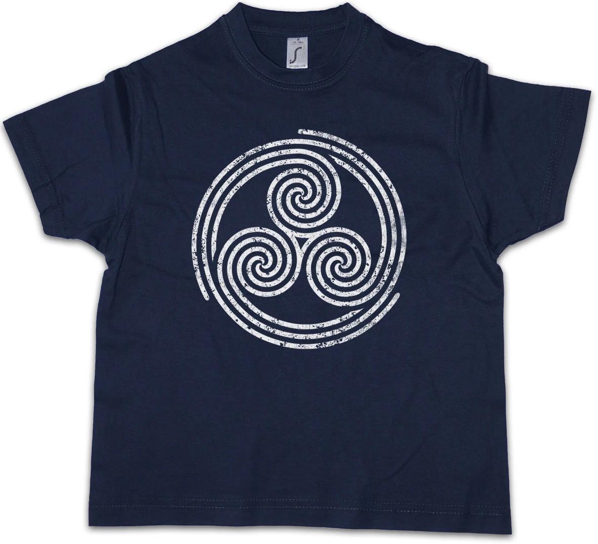 TRISKELION SYMBOL II Kids Boys kids boys T-Shirt Nordic Celtic Germans Knot Vikings Thor 100