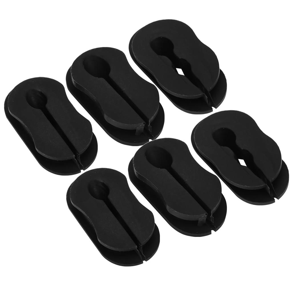 6 ks Prachotěsná Vodotěsná Silikonová Záslepka pro Elektrickou Koloběžku XIAOMI Ninebot G30