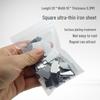 100 Round Galvanized Rust-Proof Magnetic Sheet Patches (0.3-1mm Thick)