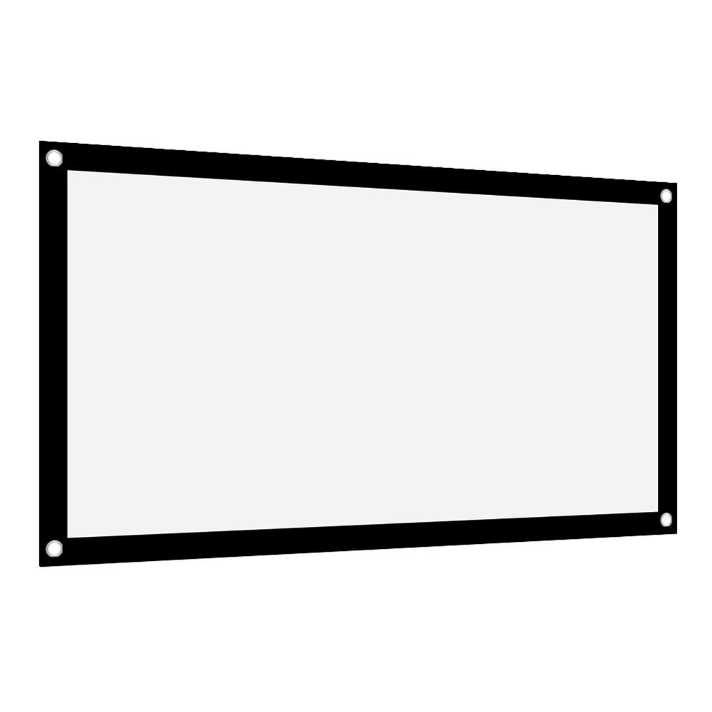 Weiche Tragbare Projektorleinwand Weiße Projektionsleinwand Waschbare Projektorleinwand Heimkino
